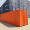Conteneur maritime High Cube de 40 pieds – Orange (Nouveau Prime Travel – Hauteur supplémentaire)