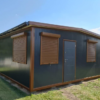 Maison conteneur de 35 m² « Un chalet » – Logement 4 saisons (Isolation PUR haut de gamme de 100 mm)