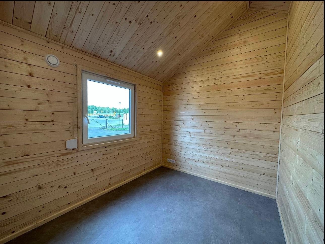 Mobil-home « Reale I » 12x4m – Chalet résidentiel avec 3 chambres (Finitions bois et design moderne) – Image 9