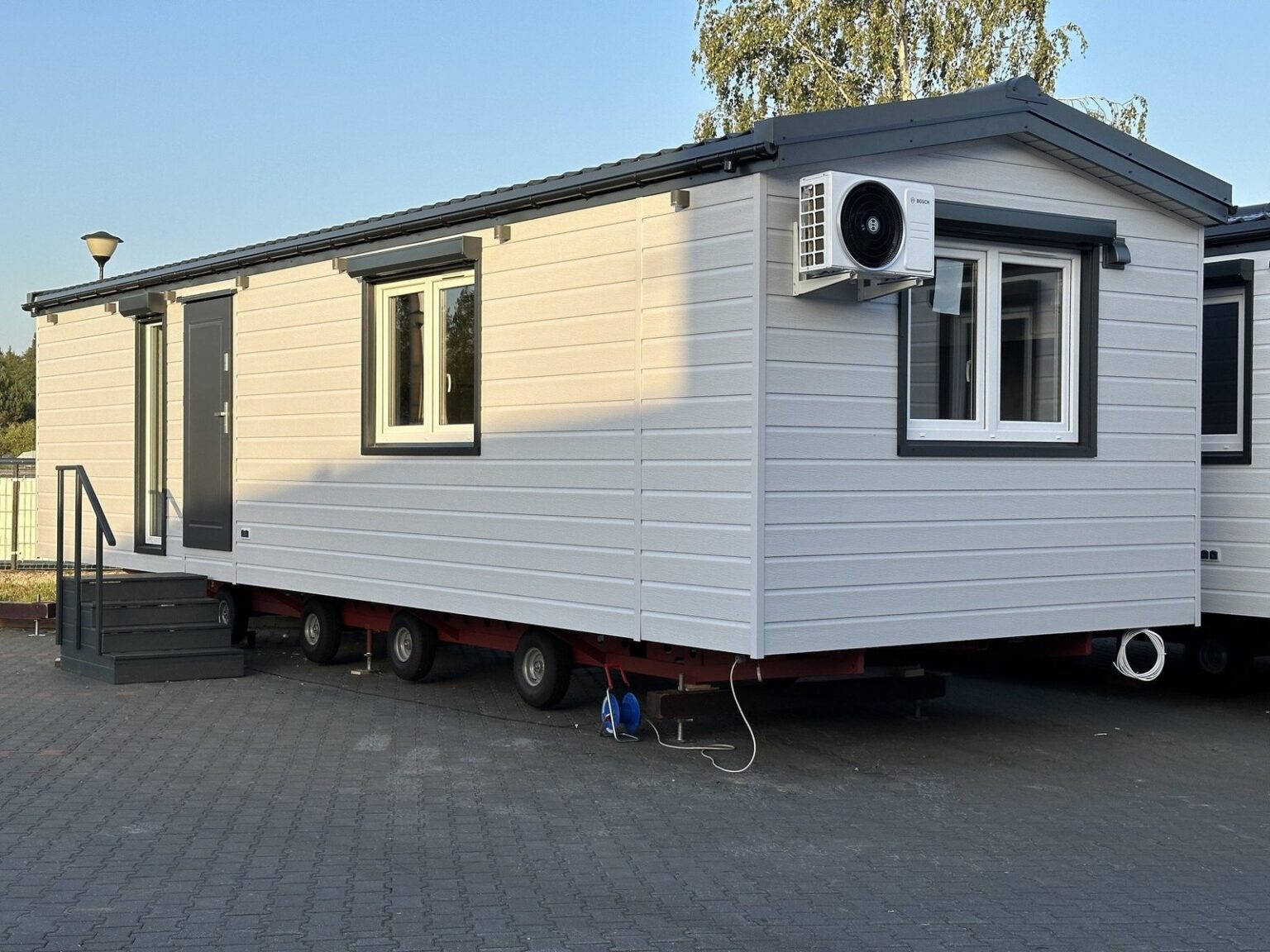 Grand mobil-home 11,4 x 3,5 m « Tout compris » – 4 saisons (meublé et prêt à emménager) – Image 2