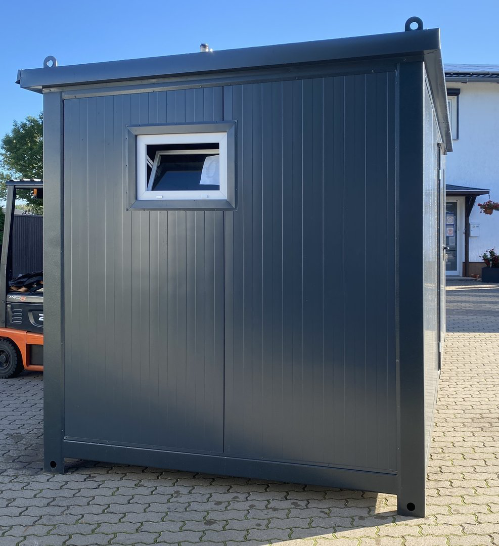 Conteneur aménagé en bureau et habitation de 5 x 2,4 m avec salle de bain complète et douche (isolation de 7,5 cm) – Image 3