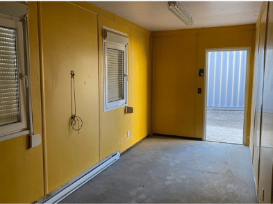 Conteneur aménagé en bureau de 6 mètres (20 pieds) d'occasion – Isolé et équipé d'une installation électrique – Image 2